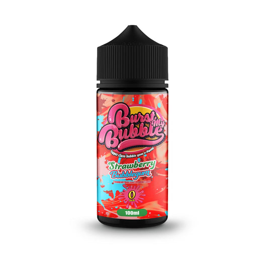 Burst My Bubble | STRAWBERRY BUBBLEGUM | 100ml Shortfill | 0mg - IFANCYONE WHOLESALE