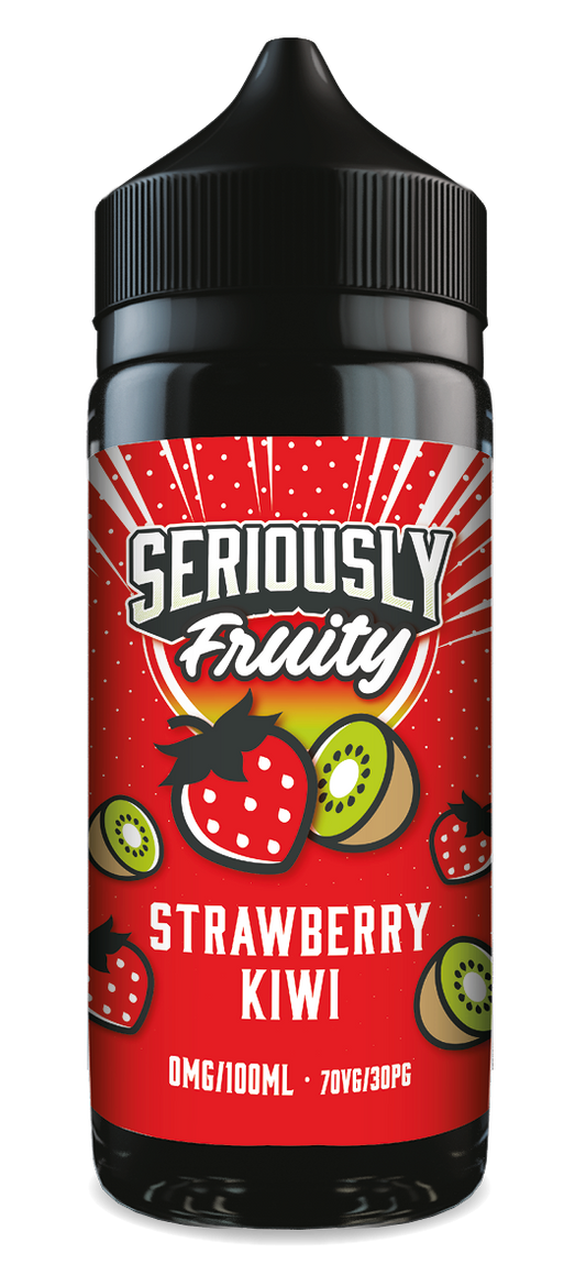 Seriously Fruity by Doozy Vape Co | Strawberry Kiwi | 100ml Shortfill | 0mg - IFANCYONE WHOLESALE