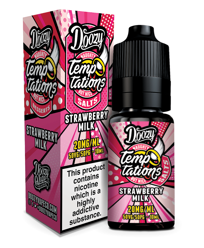 Doozy Vape Co Temptations Nic Salt | Ice Cream Cake | 10ml | 10mg / 20mg Nicotine Salts - IFANCYONE WHOLESALE