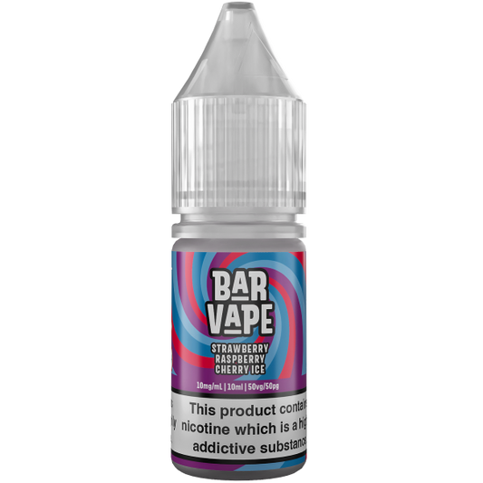 BAR VAPE - STRAWBERRY RASPBERRY CHERRY ICE - 10ML NIC SALTS