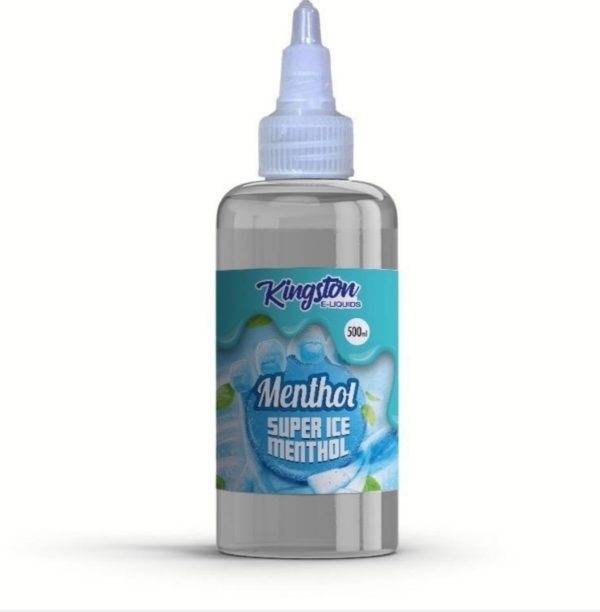 Kingston MegaSaver | Super Ice Menthol | 500ml Shortfill | 0mg - IFANCYONE WHOLESALE