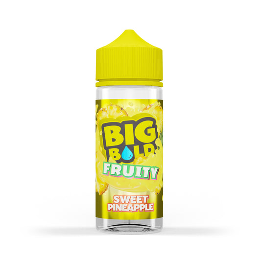 Big Bold Shortfill E-Liquids | 100ml | 0mg / ZERO Nicotine | Fruity Range | SWEET PINEAPPLE - IFANCYONE WHOLESALE