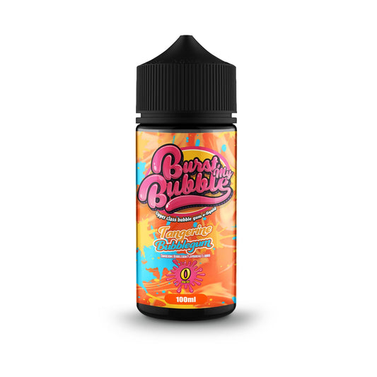 Burst My Bubble | TANGERINE BUBBLEGUM | 100ml Shortfill | 0mg - IFANCYONE WHOLESALE