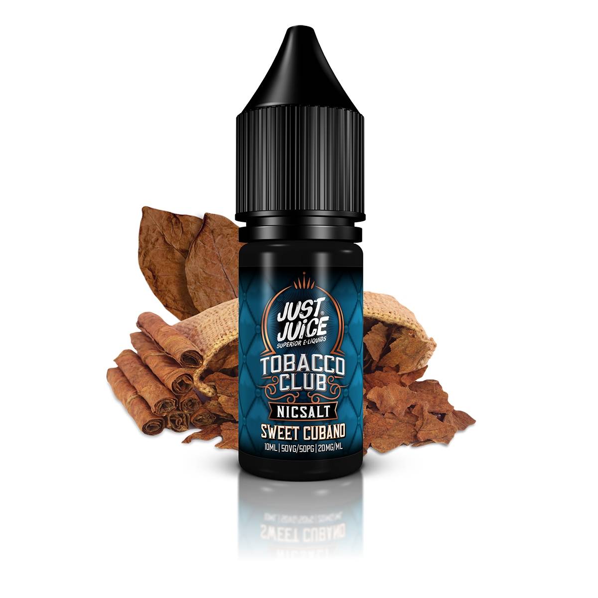 Just Juice Tobacco Club Nic Salts | Sweet Cubano | 10ml Single | Various Nicotine Salt Strengths - IFANCYONE WHOLESALE