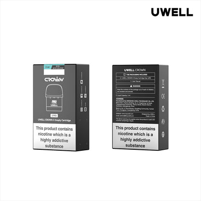 UWELL | Crown X Replacement Empty Pods | Pack of 2