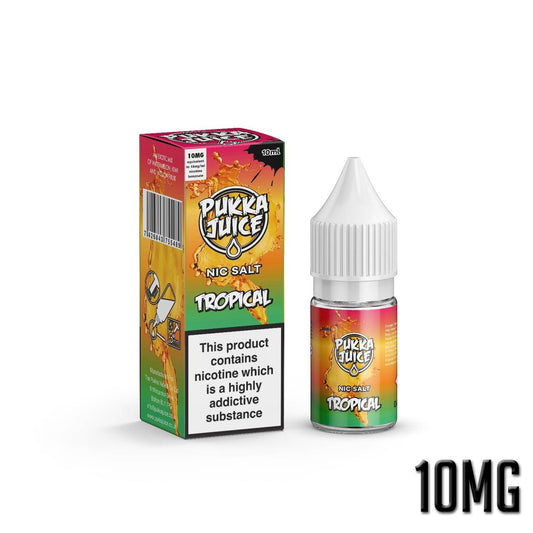 Pukka Juice Nicotine Salts | TROPICAL | 10ml | 10mg / 20mg Nic Salt - IFANCYONE WHOLESALE