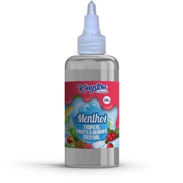 Kingston MegaSaver | Tropical Fruit & Berries Menthol | 500ml Shortfill | 0mg - IFANCYONE WHOLESALE