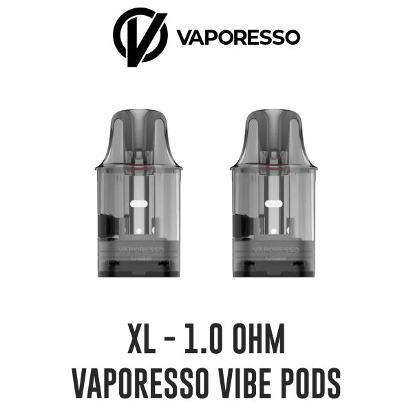 Vaporesso | VIBE Replacement Dual Mesh Smart Pods | 1.0 Ohm / 0.7 Ohm