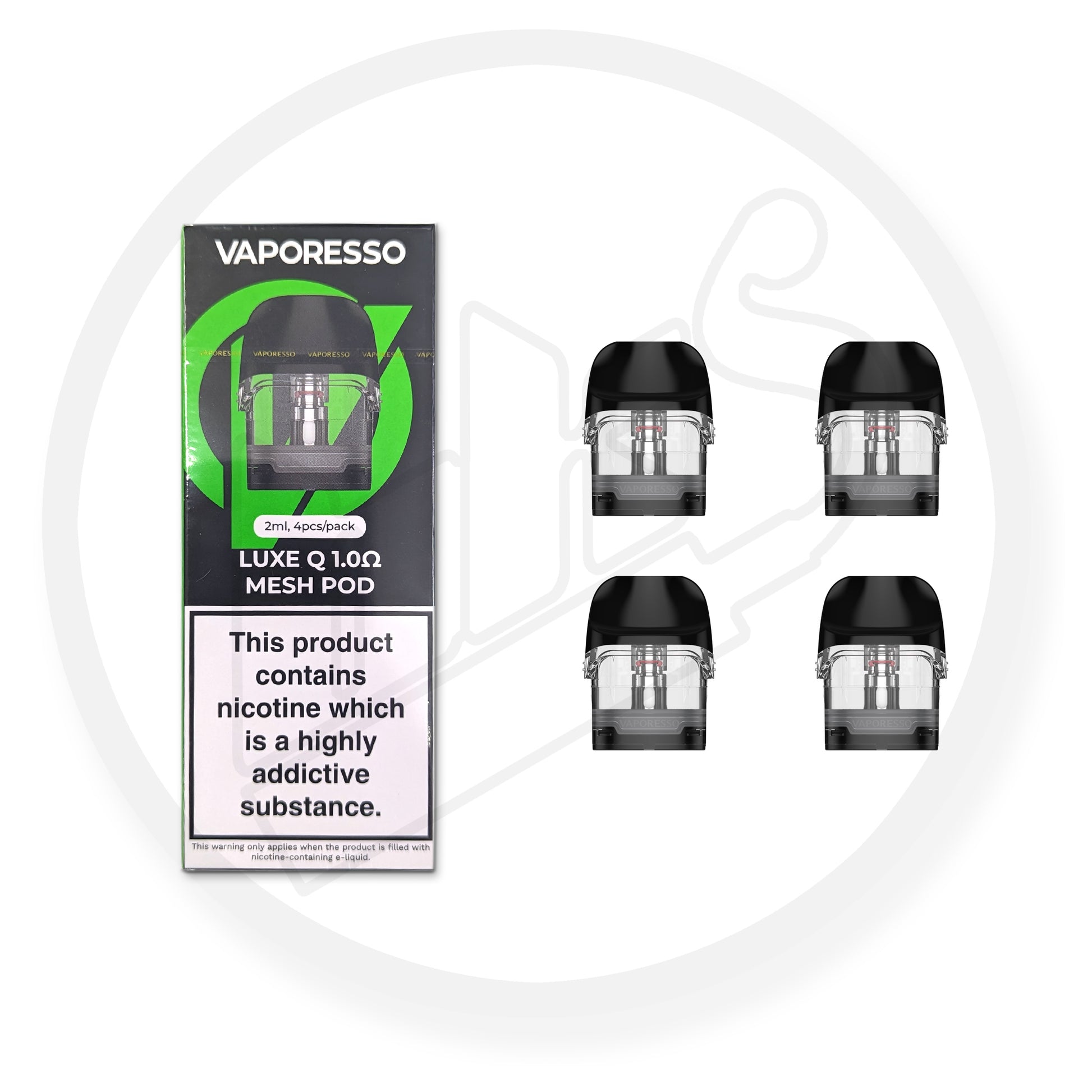 Vaporesso LUXE Q Replacement Pods - 1.0 Ohm Mesh 4Pk - IFANCYONE WHOLESALE