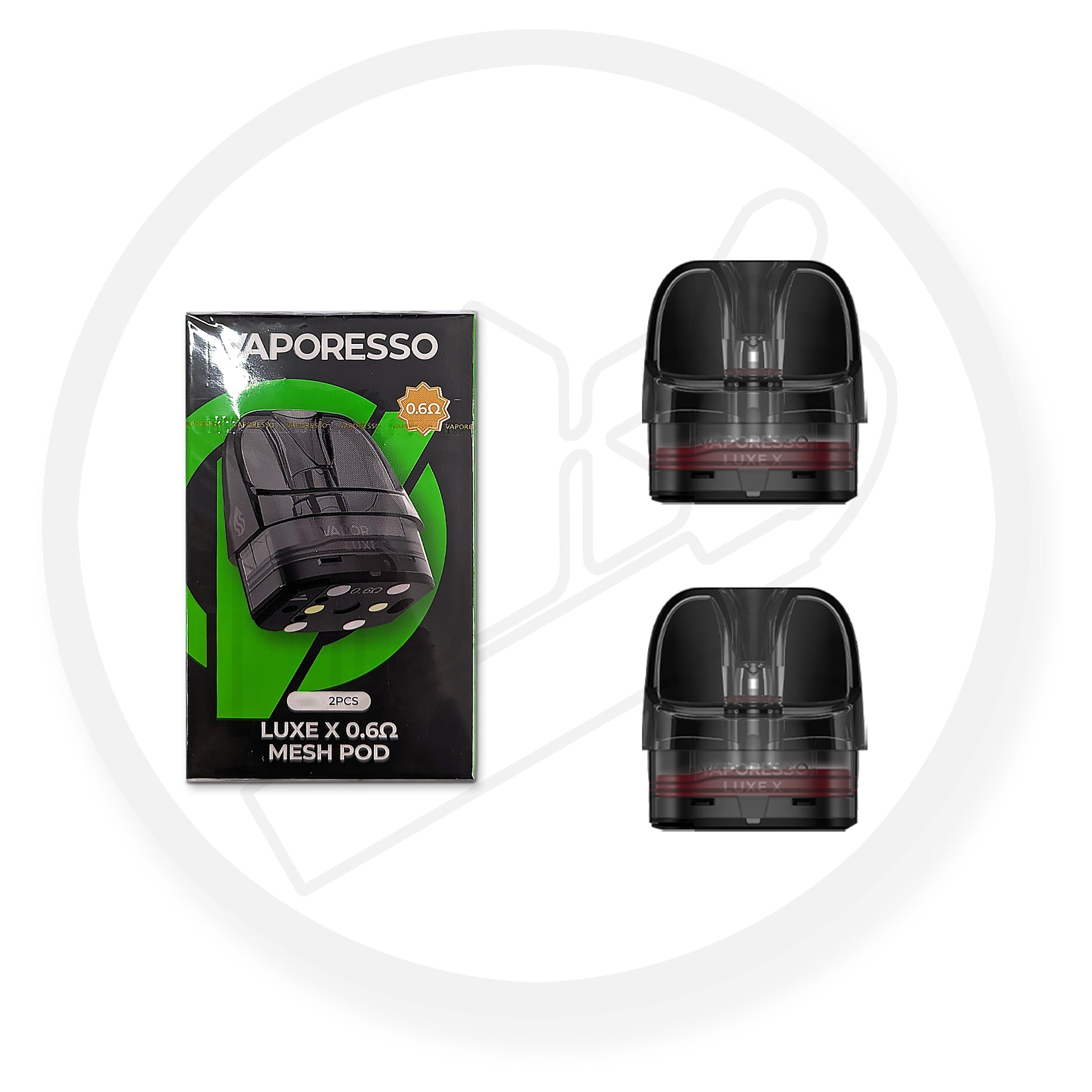 Vaporesso | LUXE X Replacement Pods | Pack of 2 | Regular Version | 0.6 Ohm RDL - IFANCYONE WHOLESALE