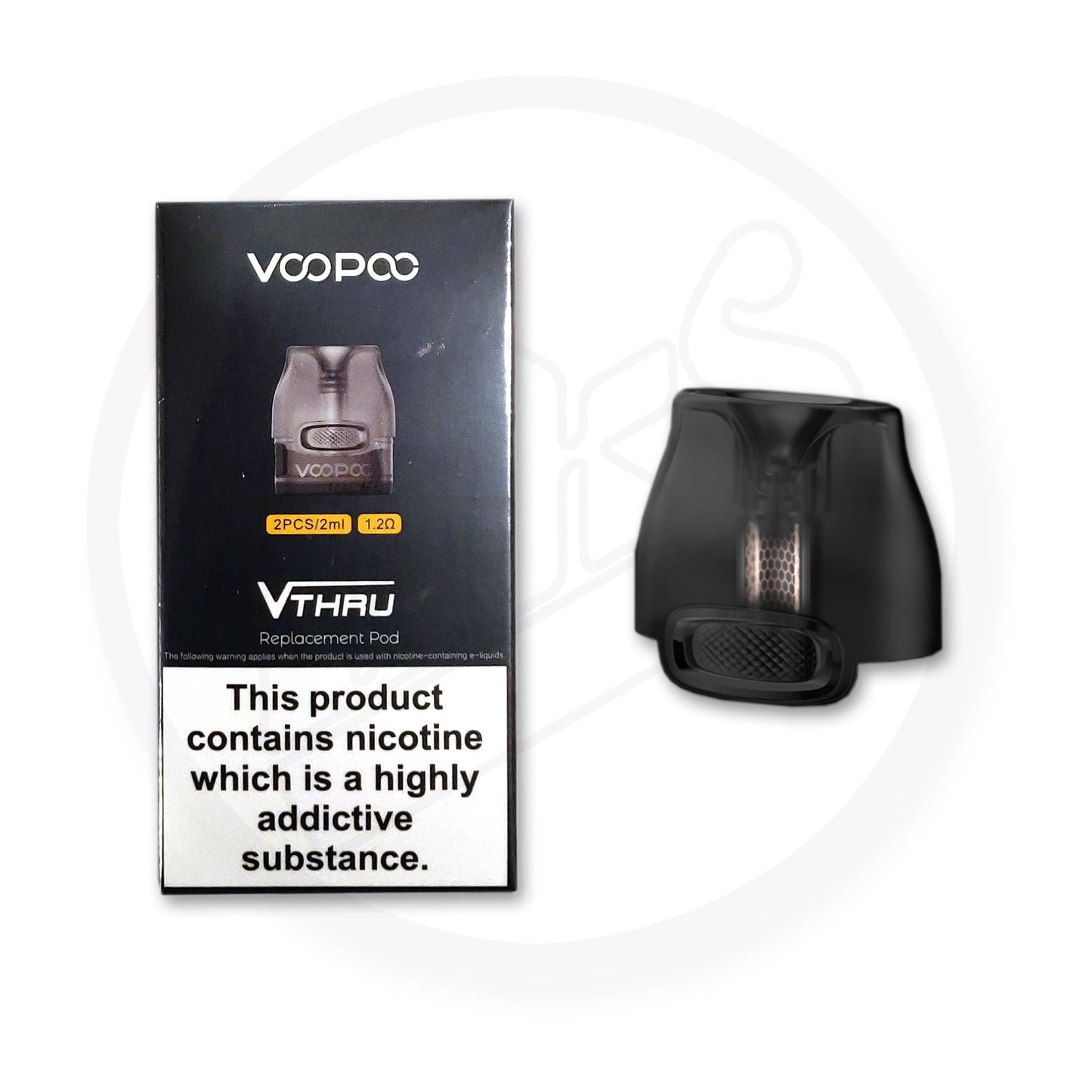 Voopoo | VTHRU Replacements Pods for VMATE Kit | 2ml | Pack of 2