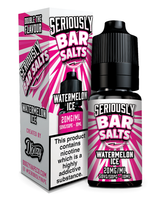 Doozy Vape Co Seriously Bar Salts | 10ml Single Bottles | 10mg / 20mg Nicotine Salt | BLACK ICE - IFANCYONE WHOLESALE