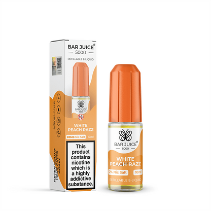 Bar Juice 5000 | 10ml Nicotine Salts Disposable Flavour E-Liquids | 10ml Bottles | 10mg / 20mg Nic Salt