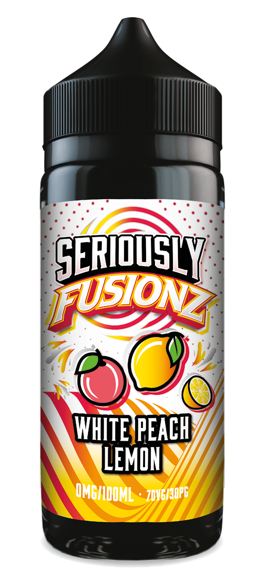 Seriously Fusionz by Doozy Vape Co | White Peach Lemon | 100ml Shortfill | 0mg - IFANCYONE WHOLESALE