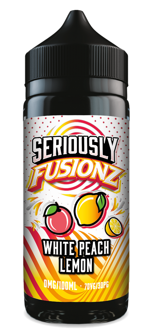 Seriously Fusionz by Doozy Vape Co | White Peach Lemon | 100ml Shortfill | 0mg - IFANCYONE WHOLESALE