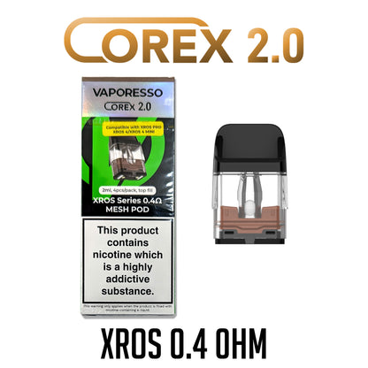 Vaporesso | XROS Series COREX 2.0 Replacement Pods | Pack of 4