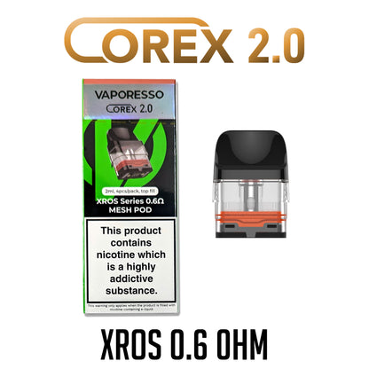 Vaporesso | XROS Series COREX 2.0 Replacement Pods | Pack of 4