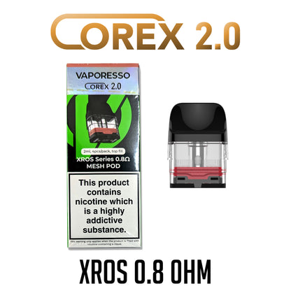 Vaporesso | XROS Series COREX 2.0 Replacement Pods | Pack of 4