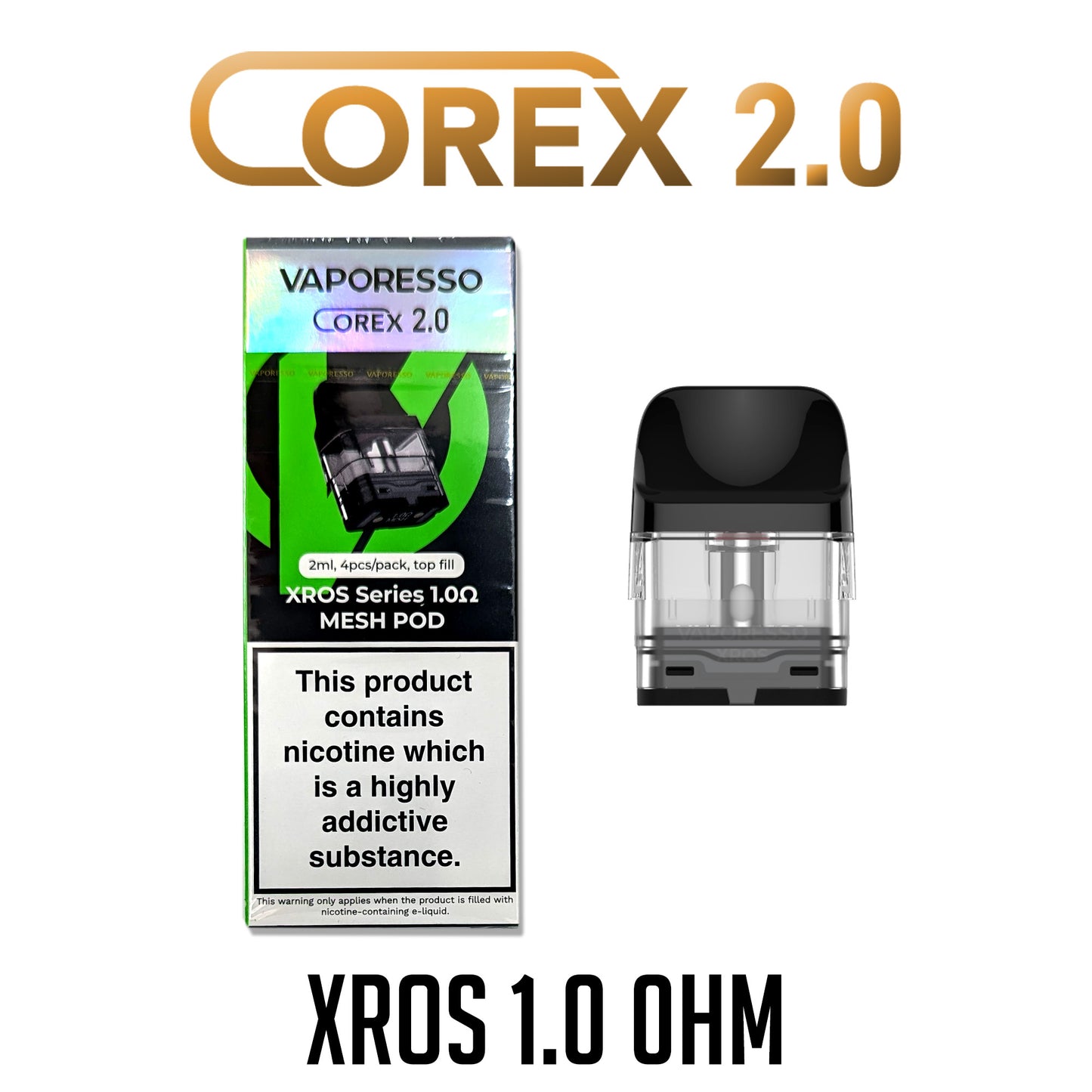 Vaporesso | XROS Series COREX 2.0 Replacement Pods | Pack of 4